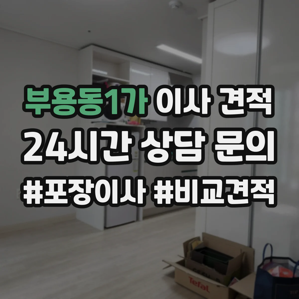 부용동1가 이사 견적