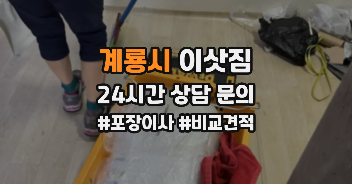계룡시 이삿짐