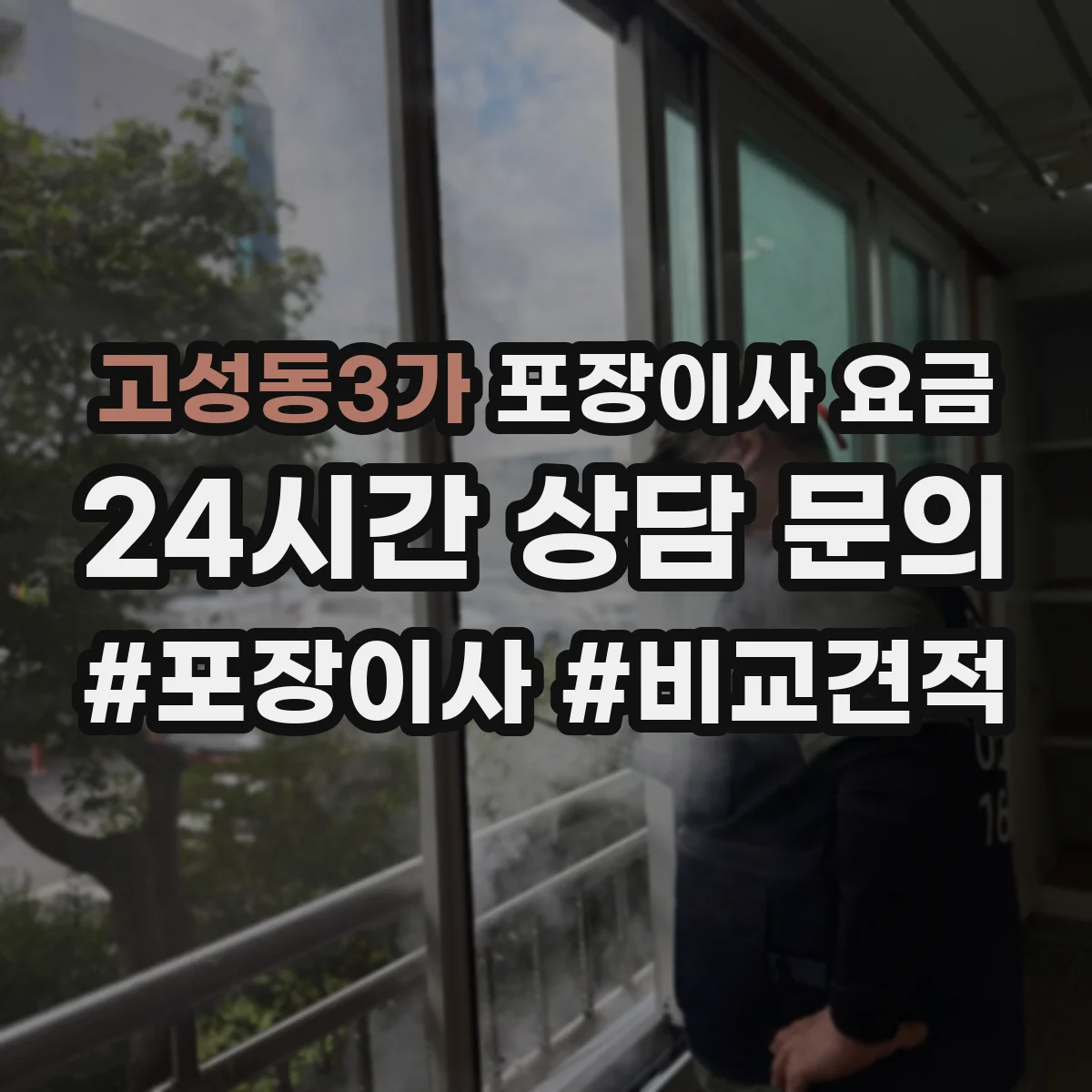 고성동3가 포장이사 요금