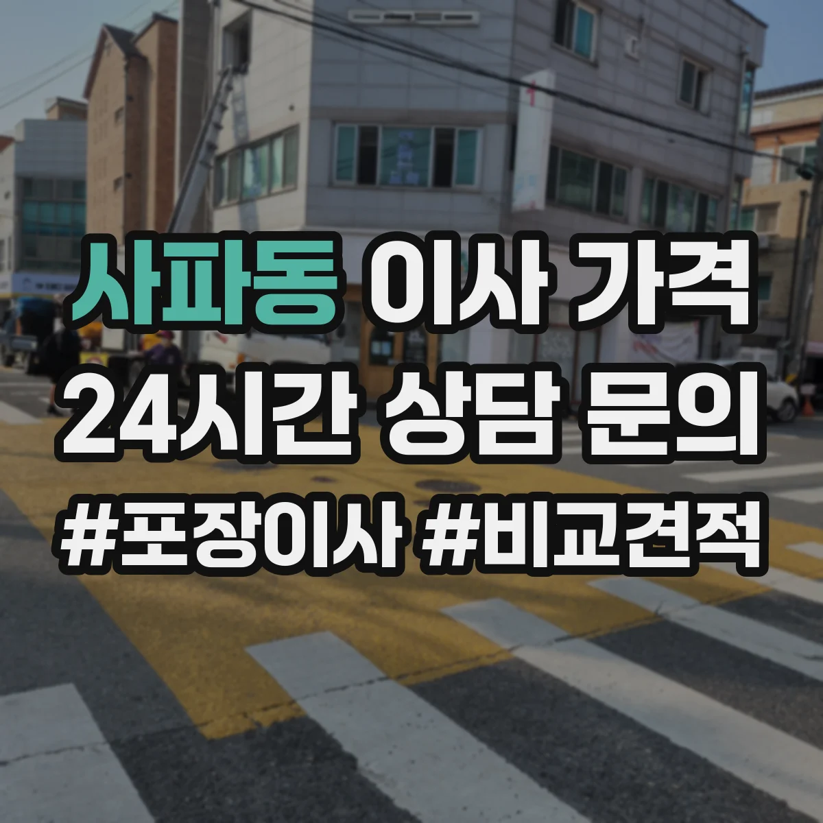 사파동 이사 가격