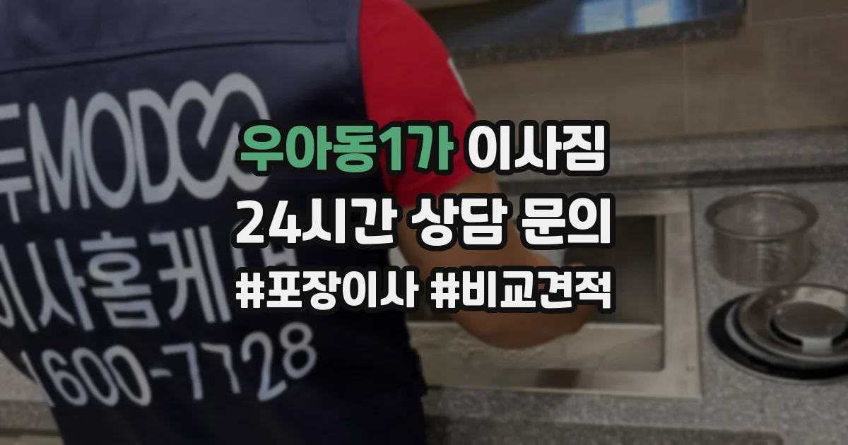 우아동1가 이사짐
