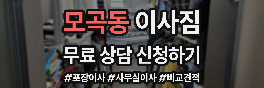 모곡동 이사짐