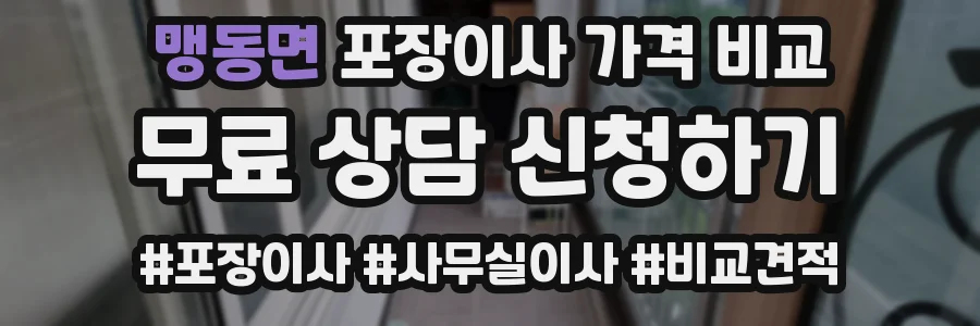 맹동면 포장이사 가격 비교
