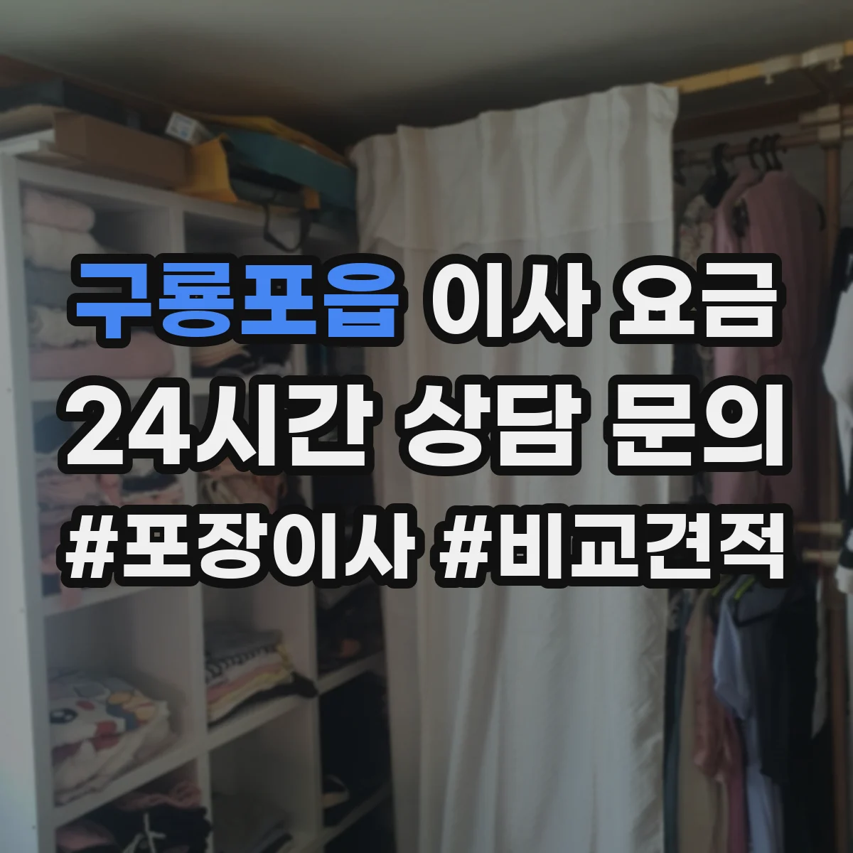 구룡포읍 이사 요금