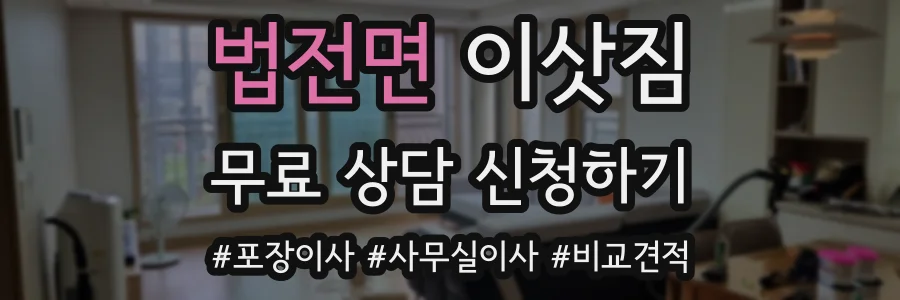 법전면 이삿짐