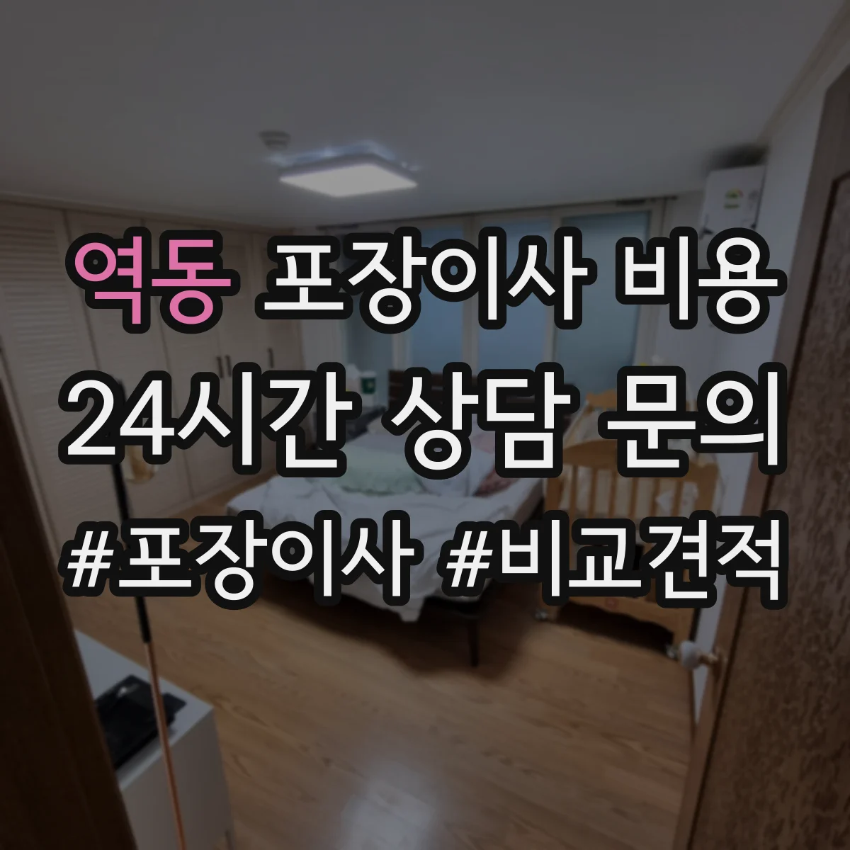 역동 포장이사 비용