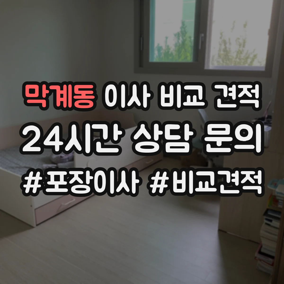 막계동 이사 비교 견적
