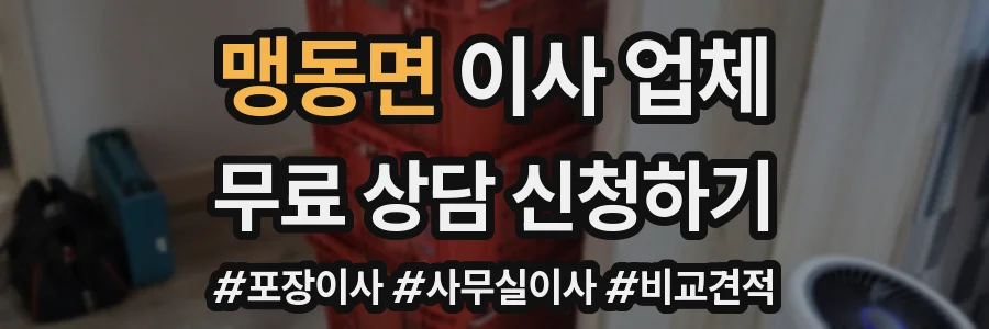맹동면 이사 업체