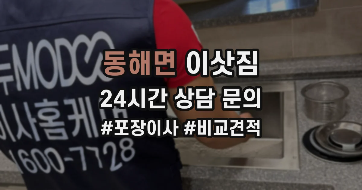동해면 이삿짐