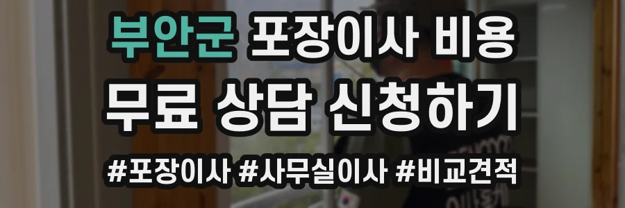 부안군 포장이사 비용