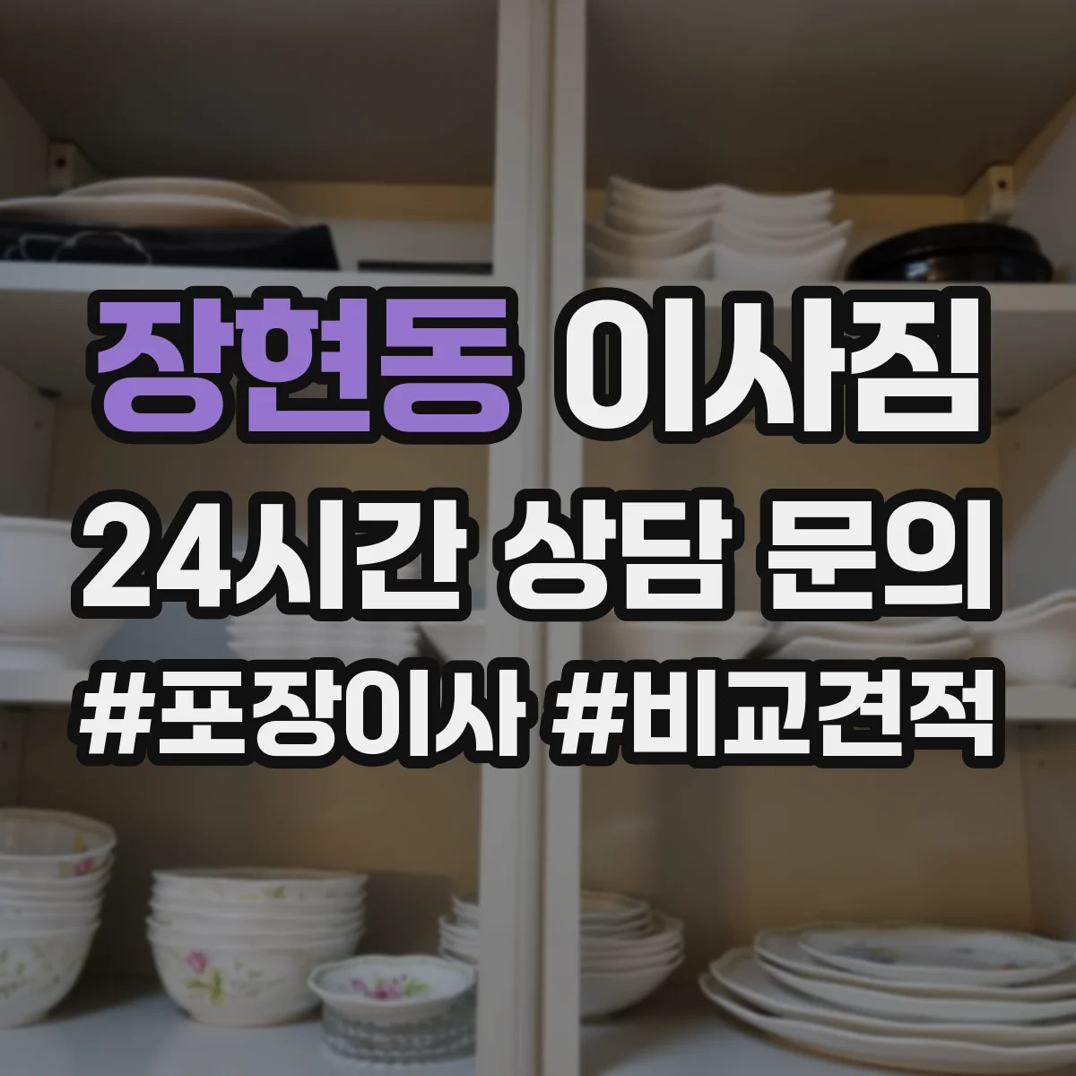 장현동 이사짐
