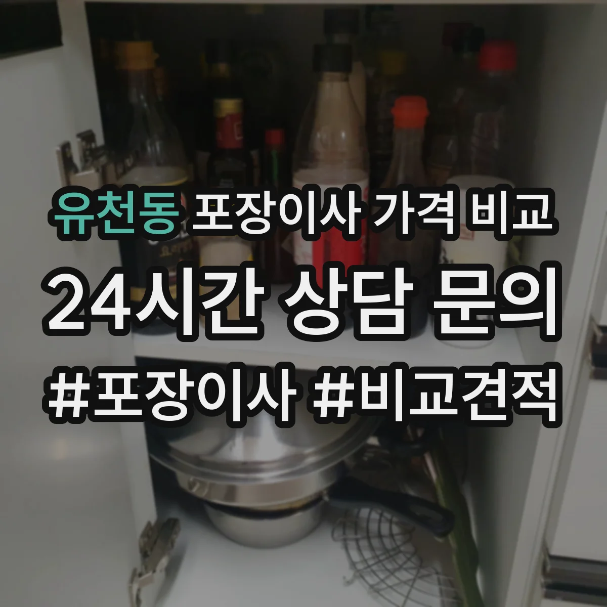 유천동 포장이사 가격 비교