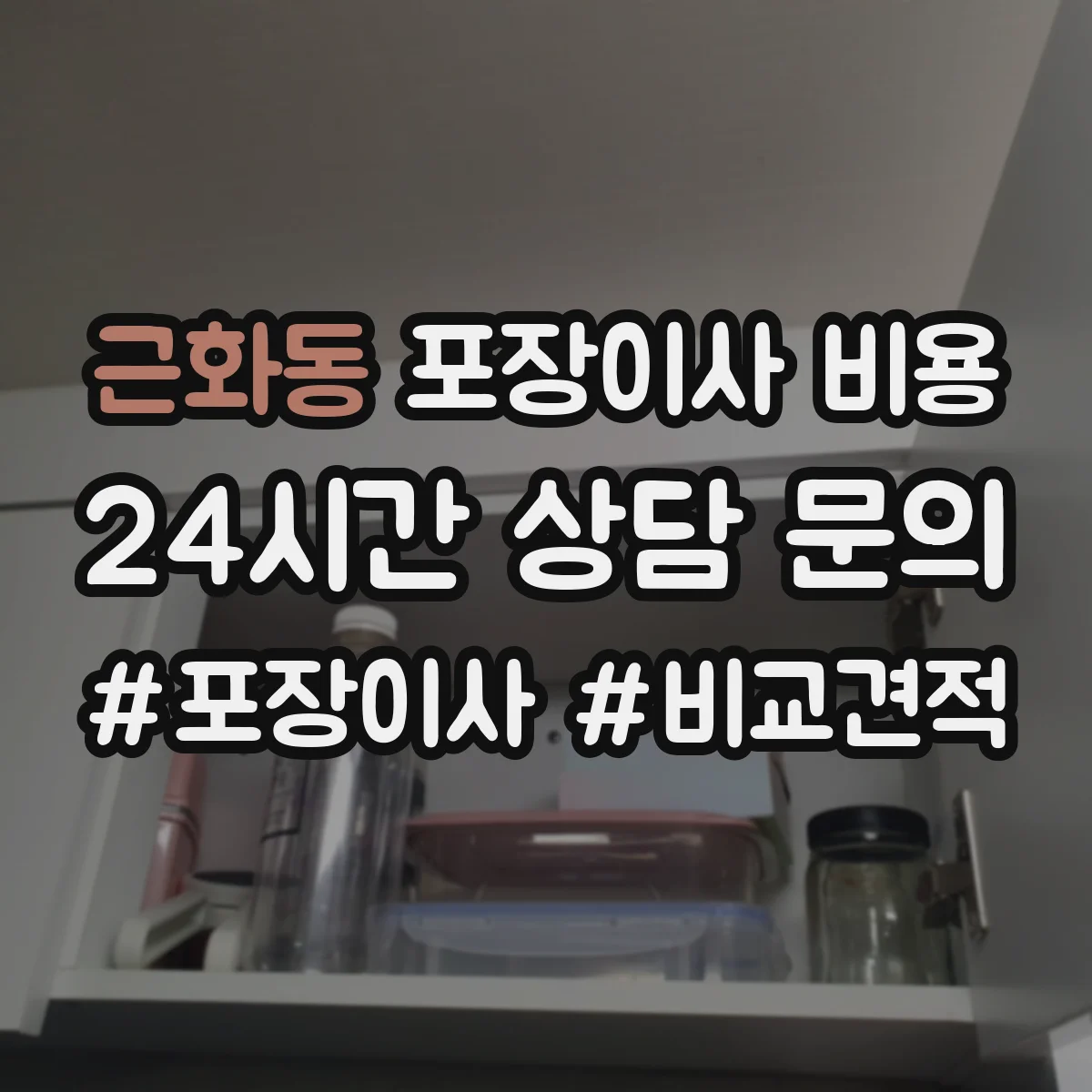 근화동 포장이사 비용