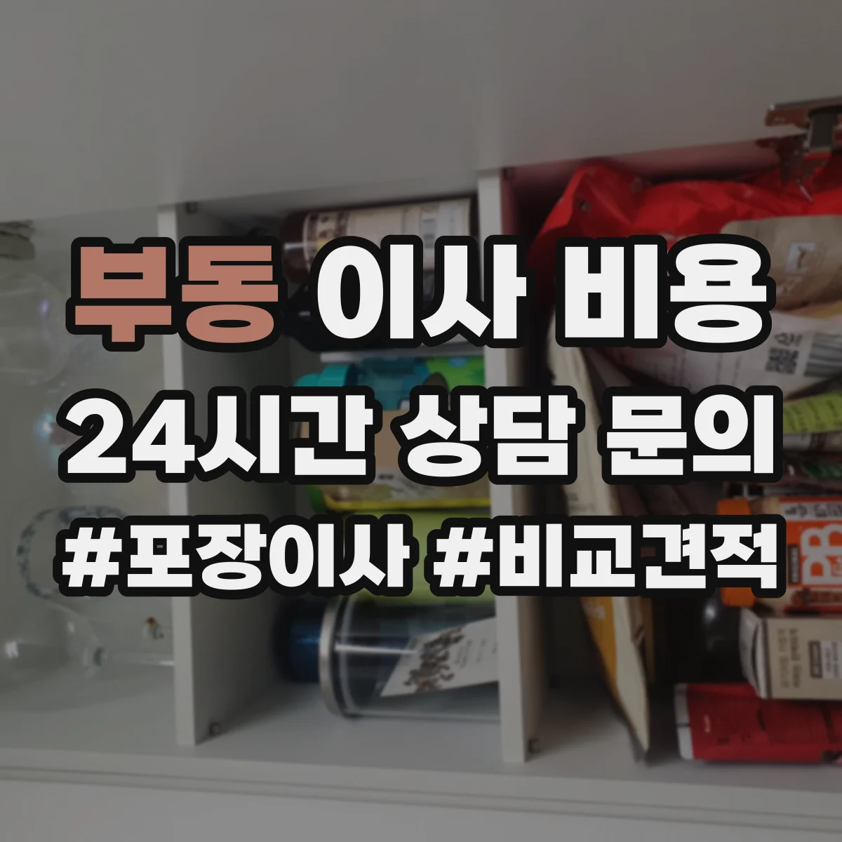 부동 이사 비용