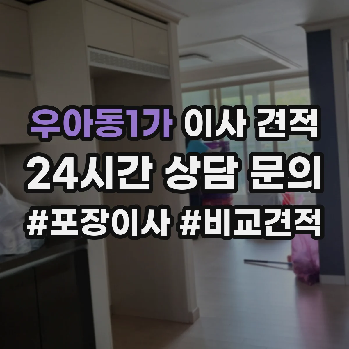 우아동1가 이사 견적