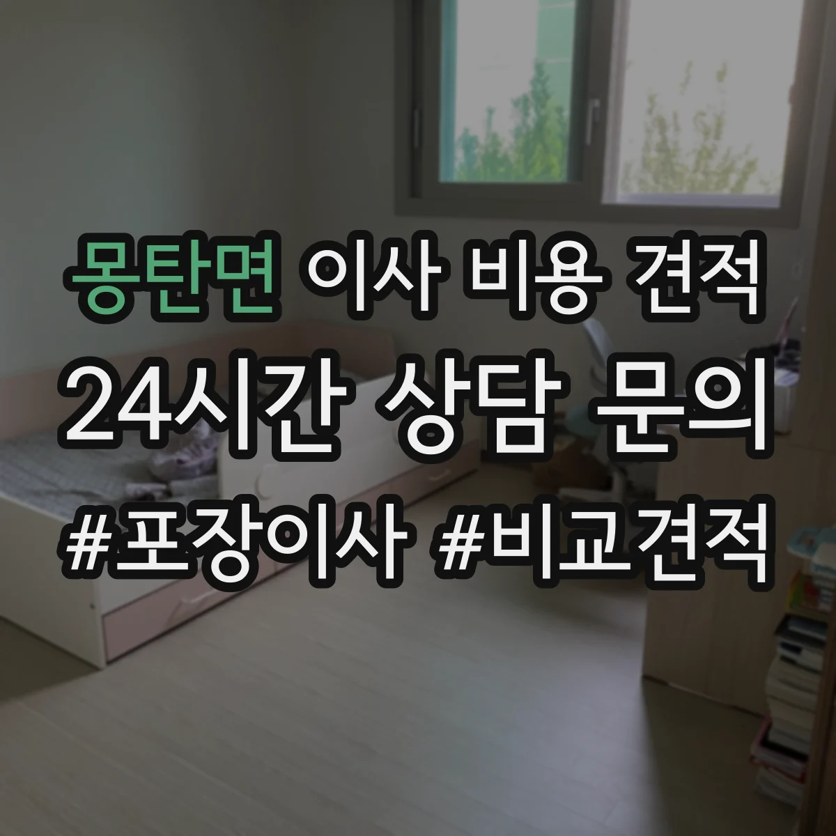 몽탄면 이사 비용 견적