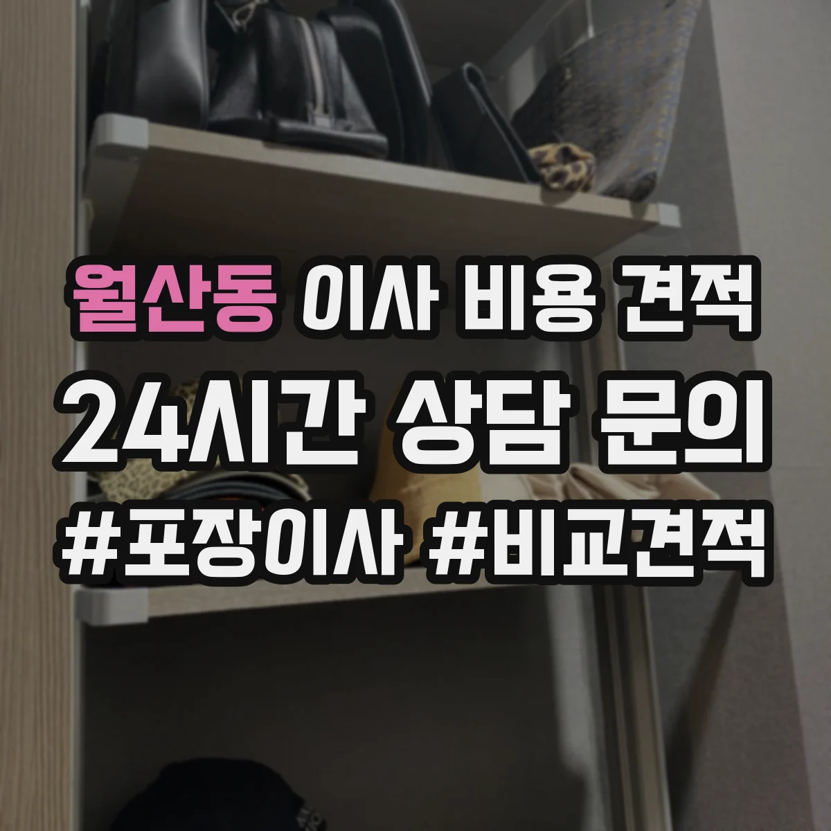 월산동 이사 비용 견적