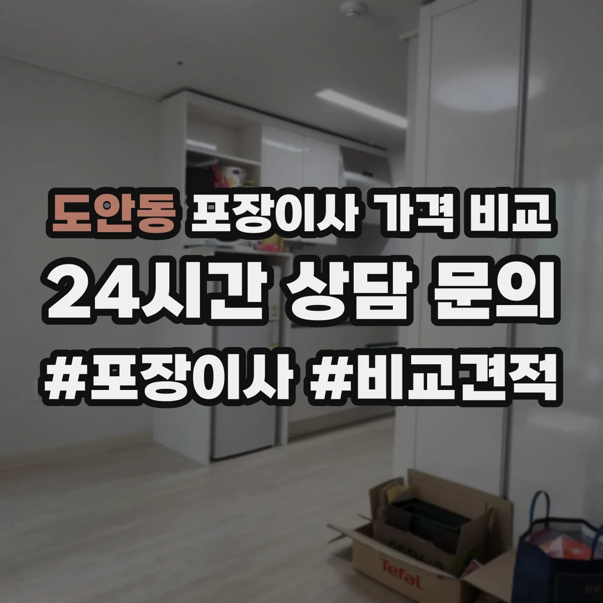 도안동 포장이사 가격 비교
