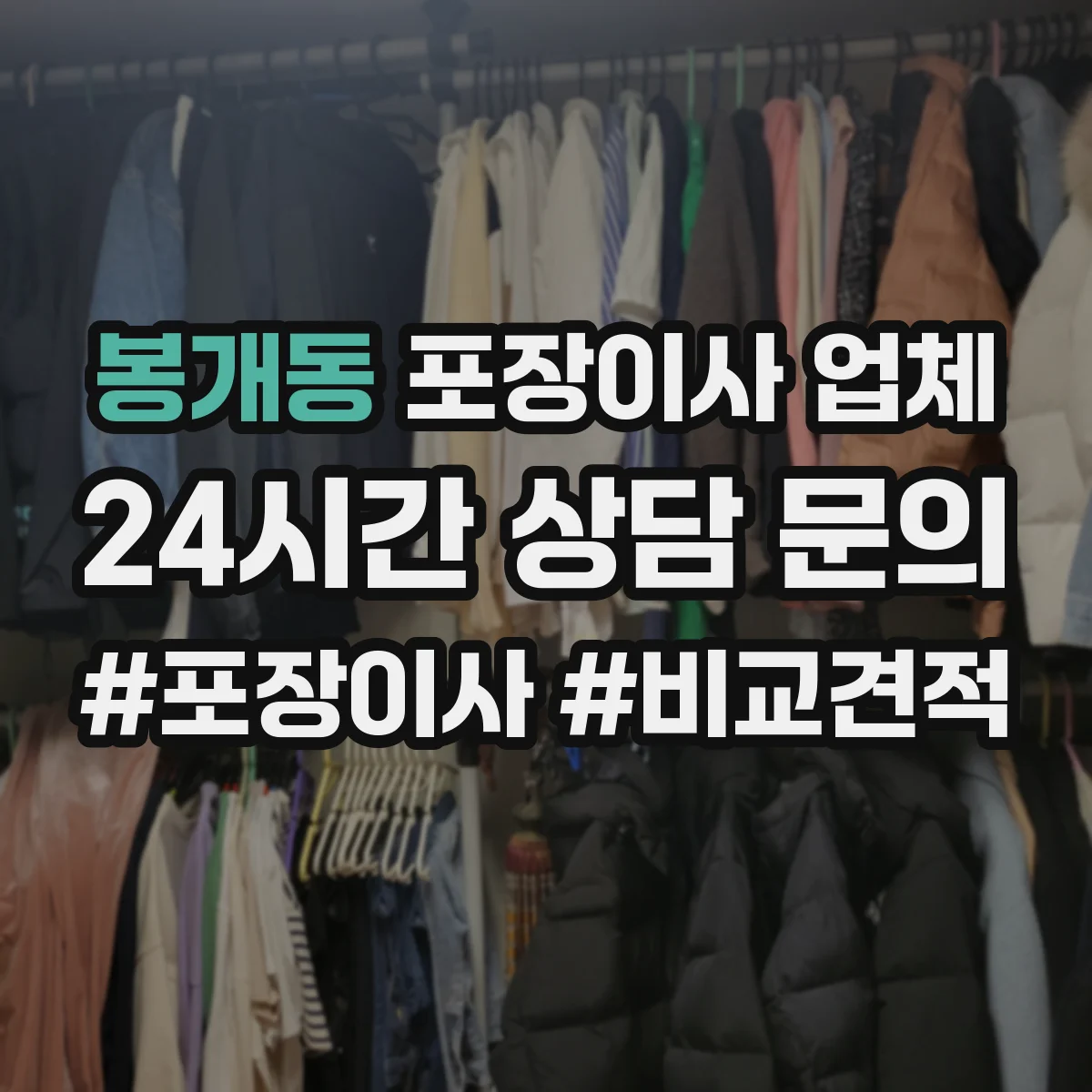 봉개동 포장이사 업체