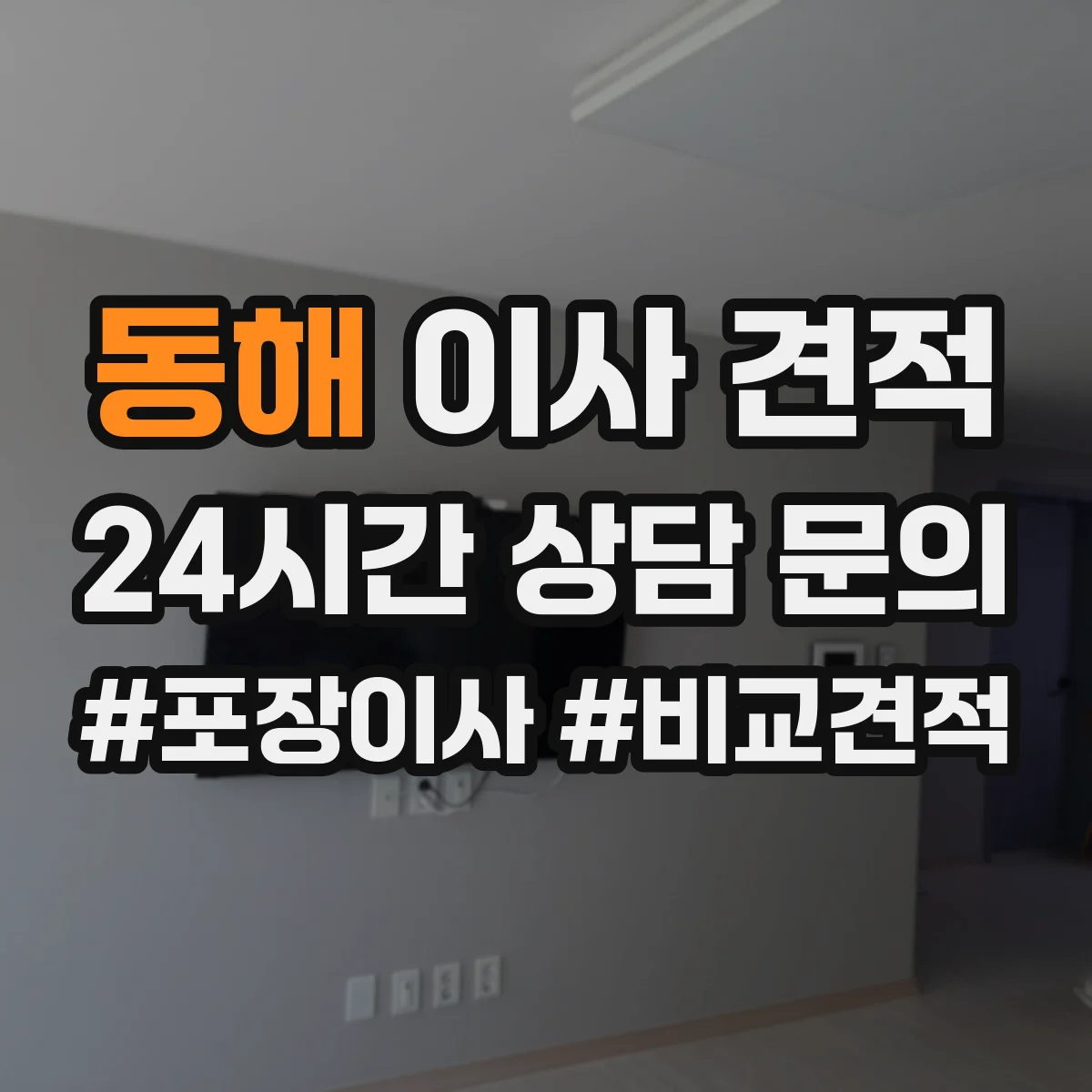 동해 이사 견적 보관이사 1개월 2개월 선택 기준 정리
