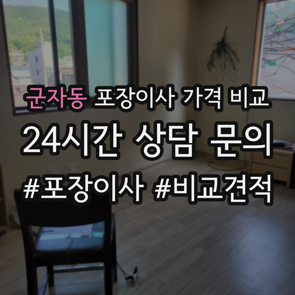 군자동 포장이사 가격 비교
