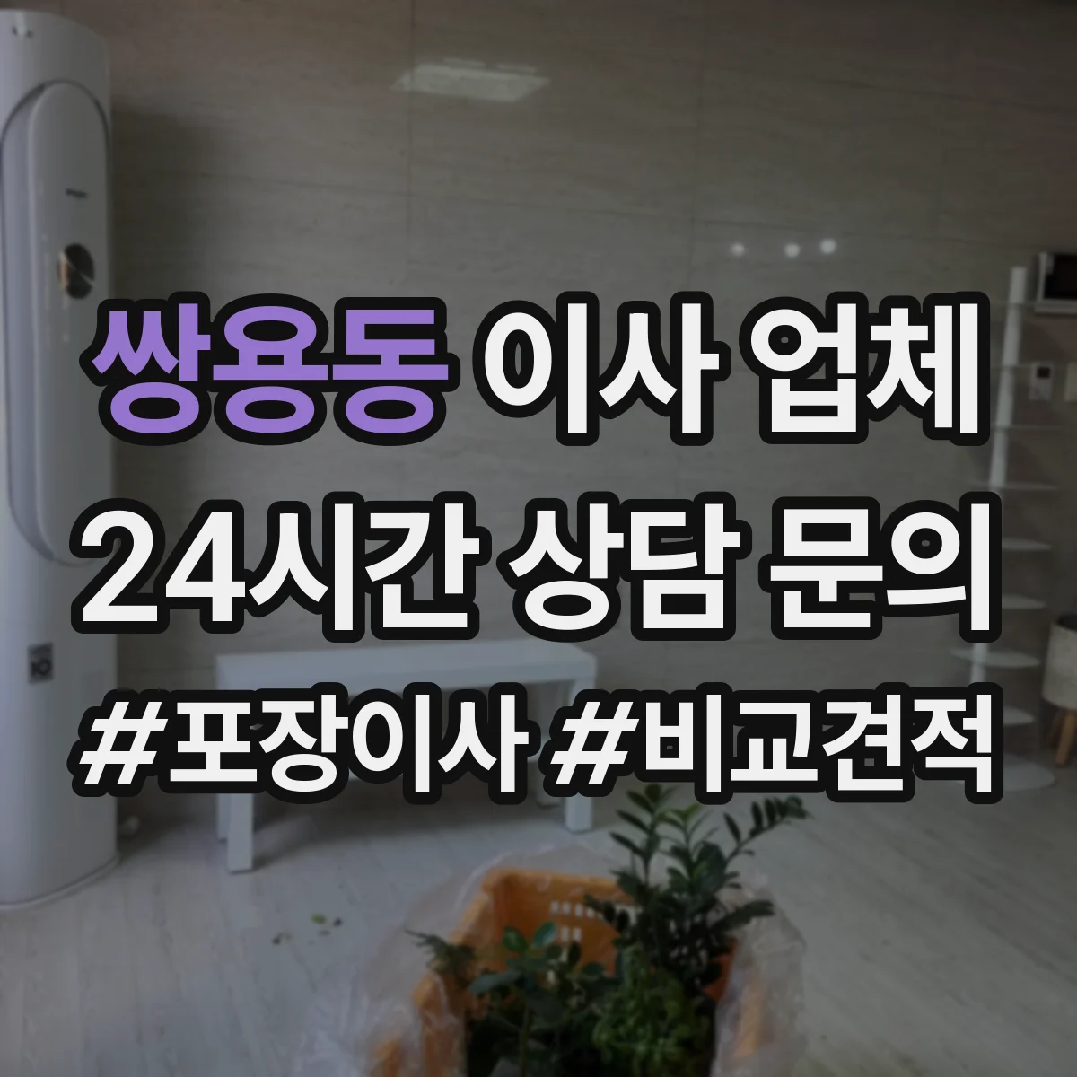 쌍용동 이사 업체