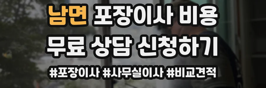 남면 포장이사 비용