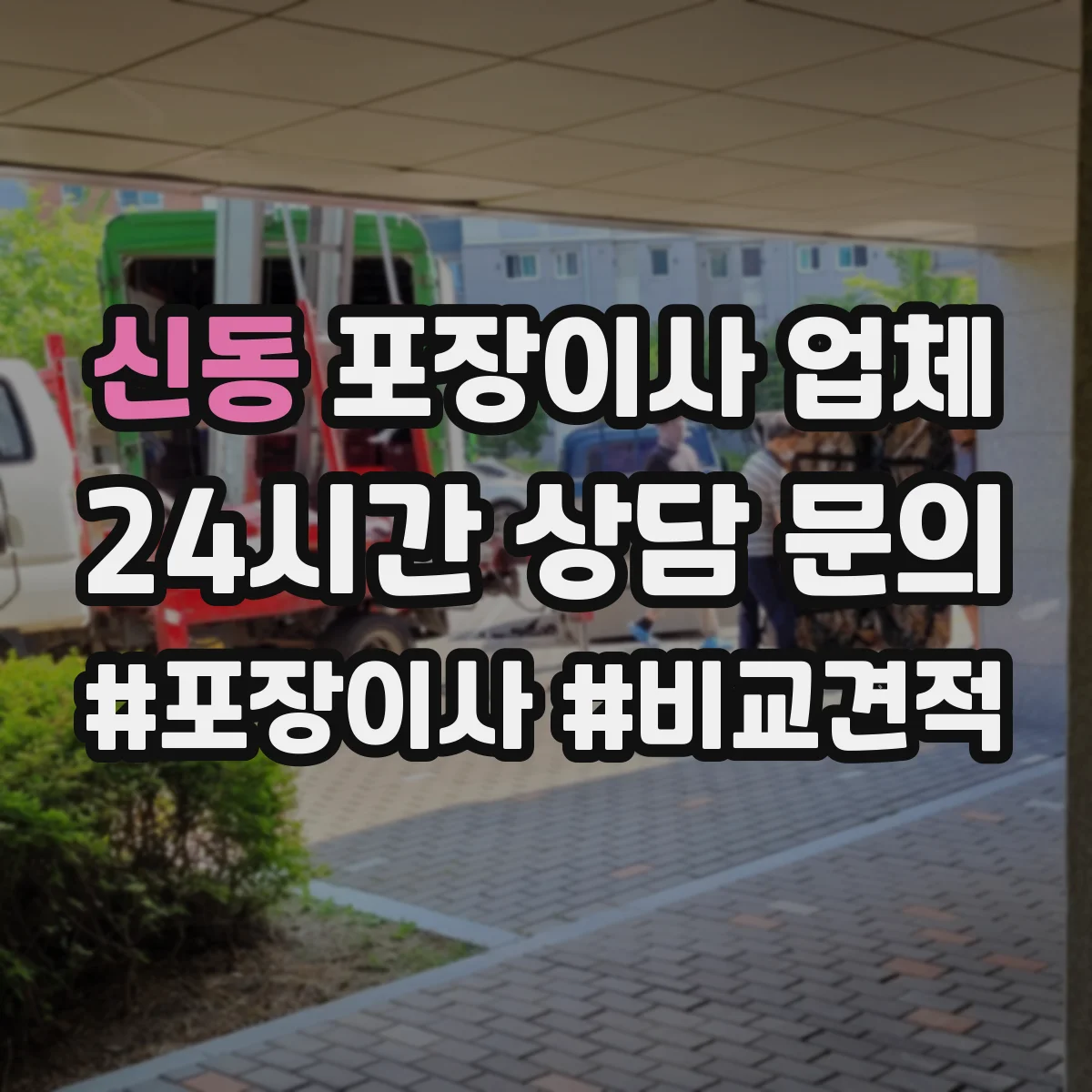 신동 포장이사 업체