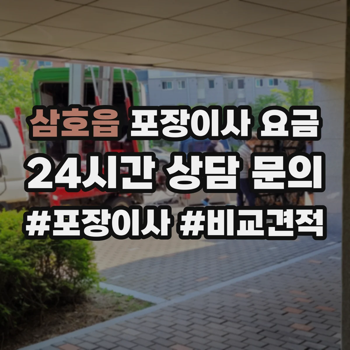 삼호읍 포장이사 요금