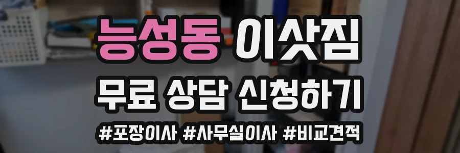 능성동 이삿짐