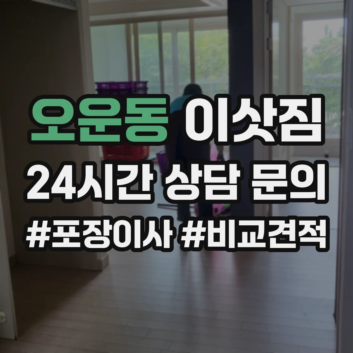 오운동 이삿짐