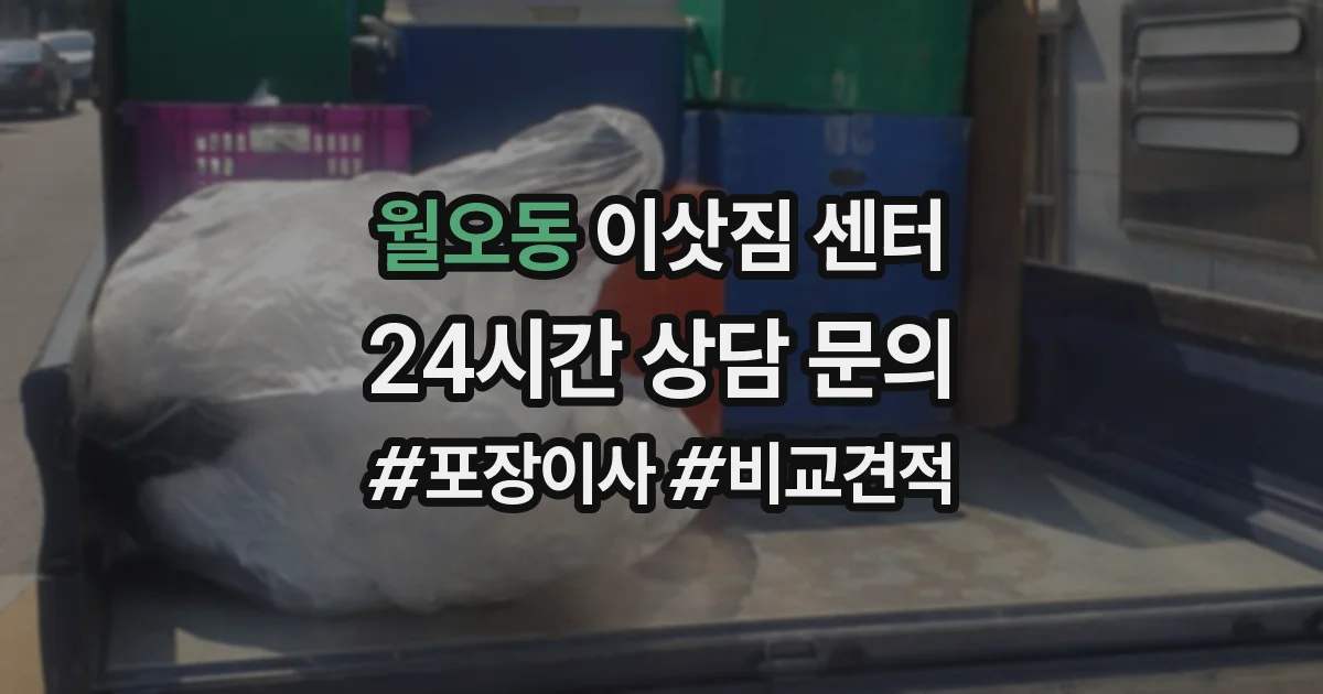 월오동 이삿짐 센터