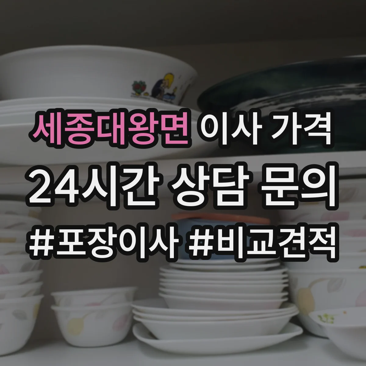 세종대왕면 이사 가격