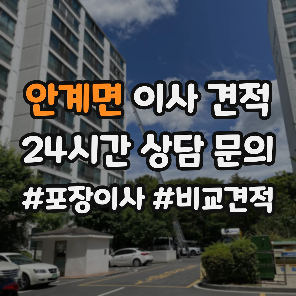 안계면 이사 견적