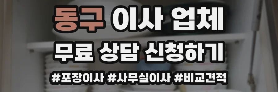 동구 이사 업체