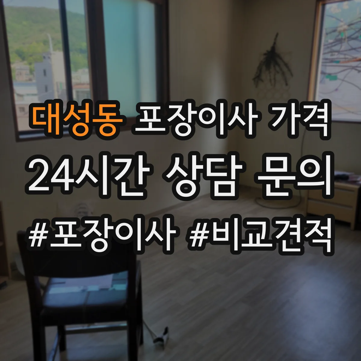 대성동 포장이사 가격