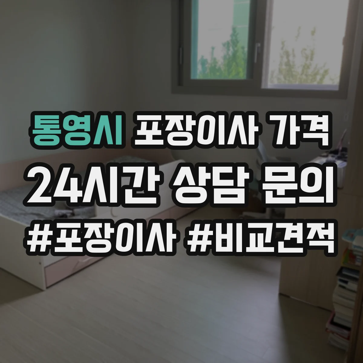 통영시 포장이사 가격