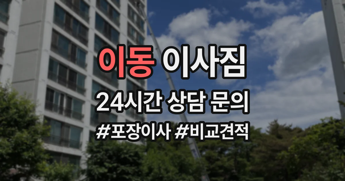 이동 이사짐
