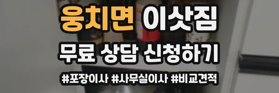 웅치면 이삿짐