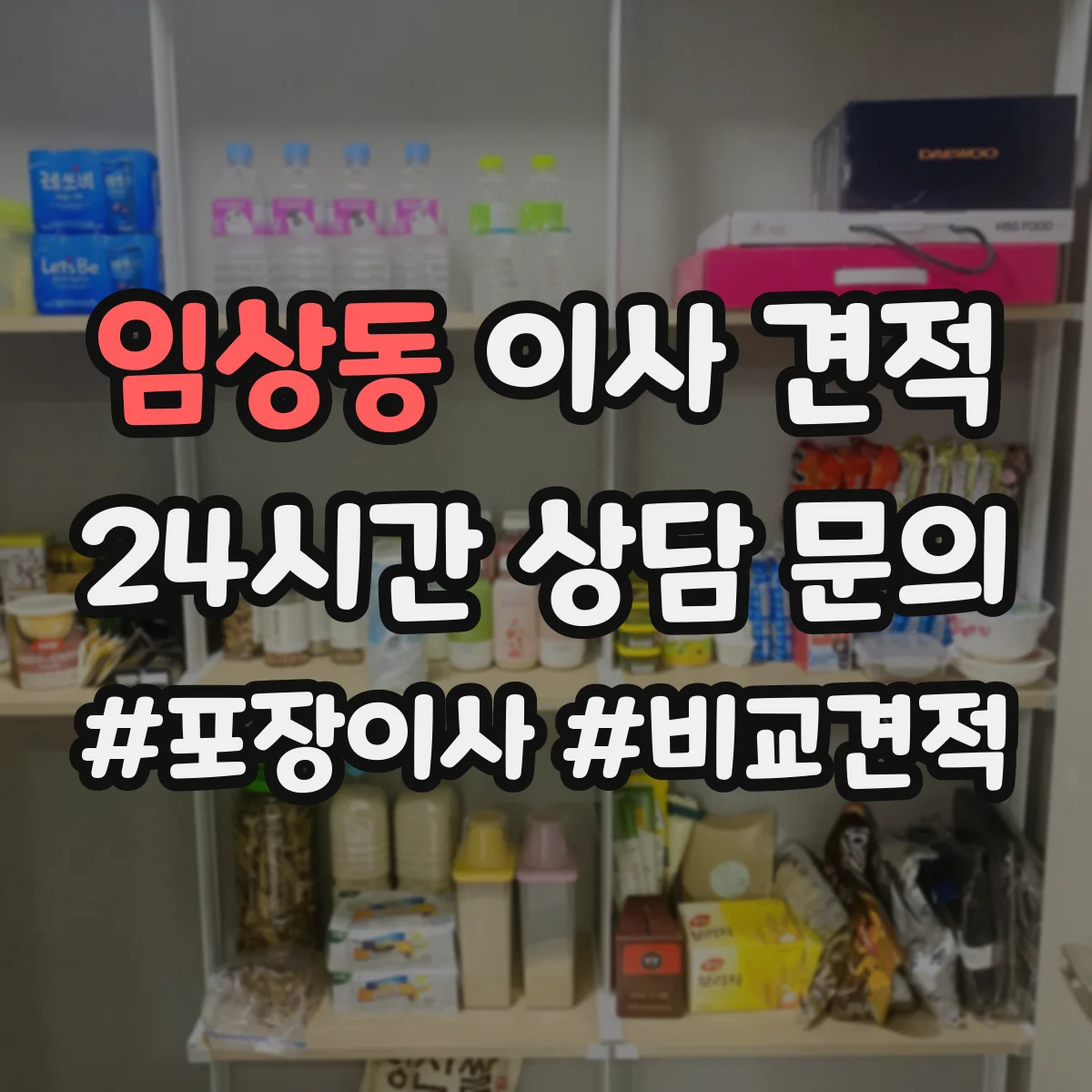 임상동 이사 견적