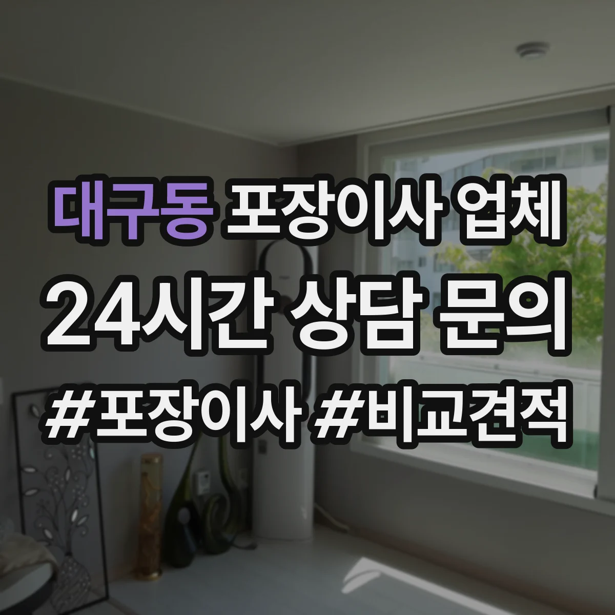 대구동 포장이사 업체