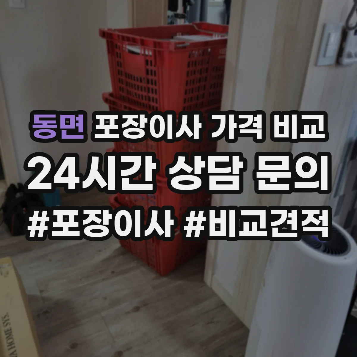 동면 포장이사 가격 비교