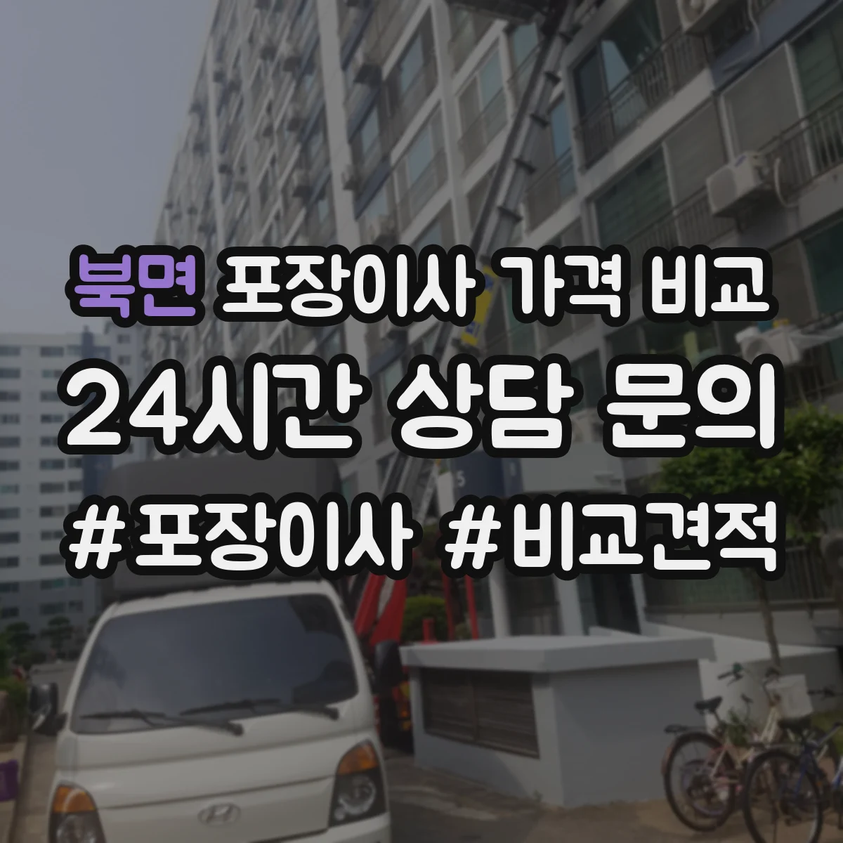 북면 포장이사 가격 비교