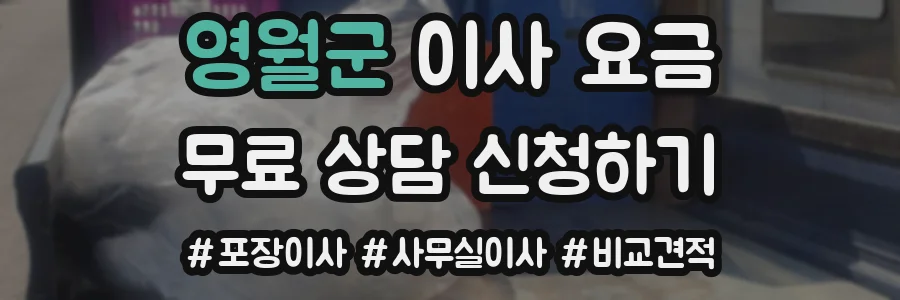 영월군 이사 요금