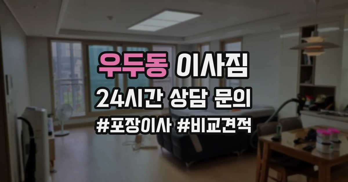 우두동 이사짐