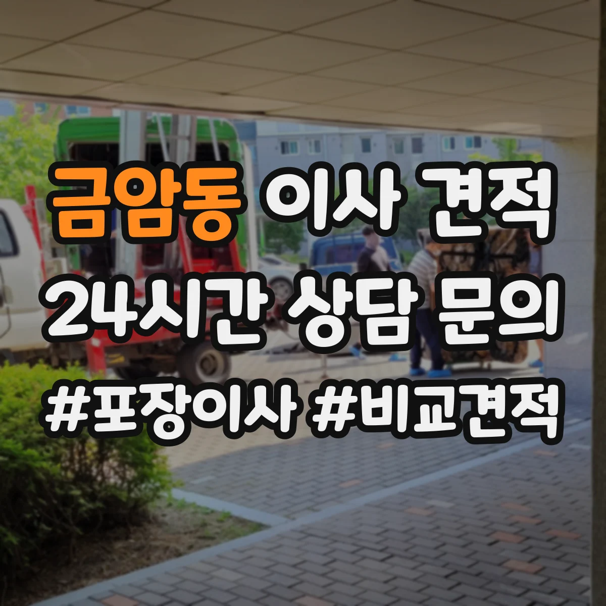 금암동 이사 견적