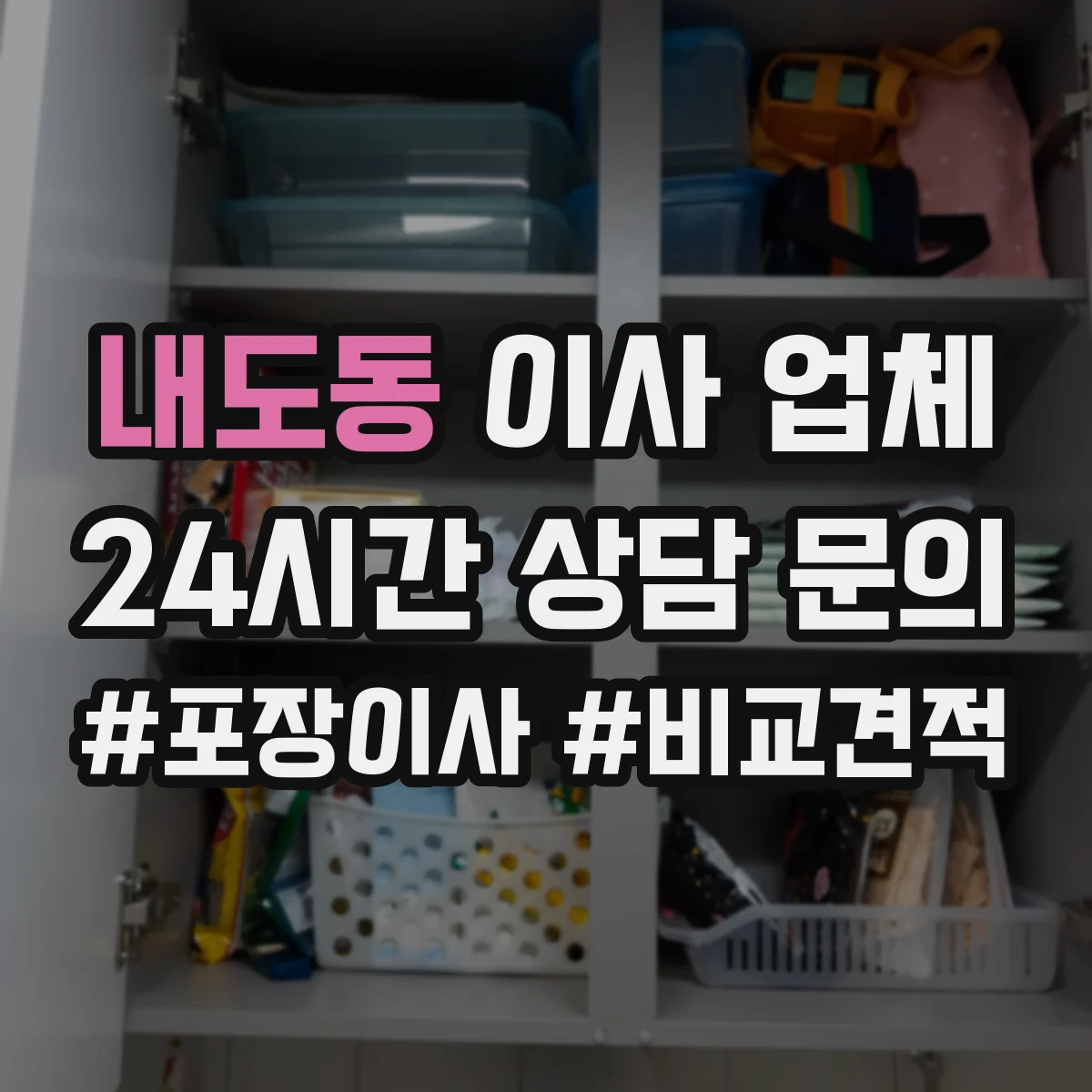 내도동 이사 업체