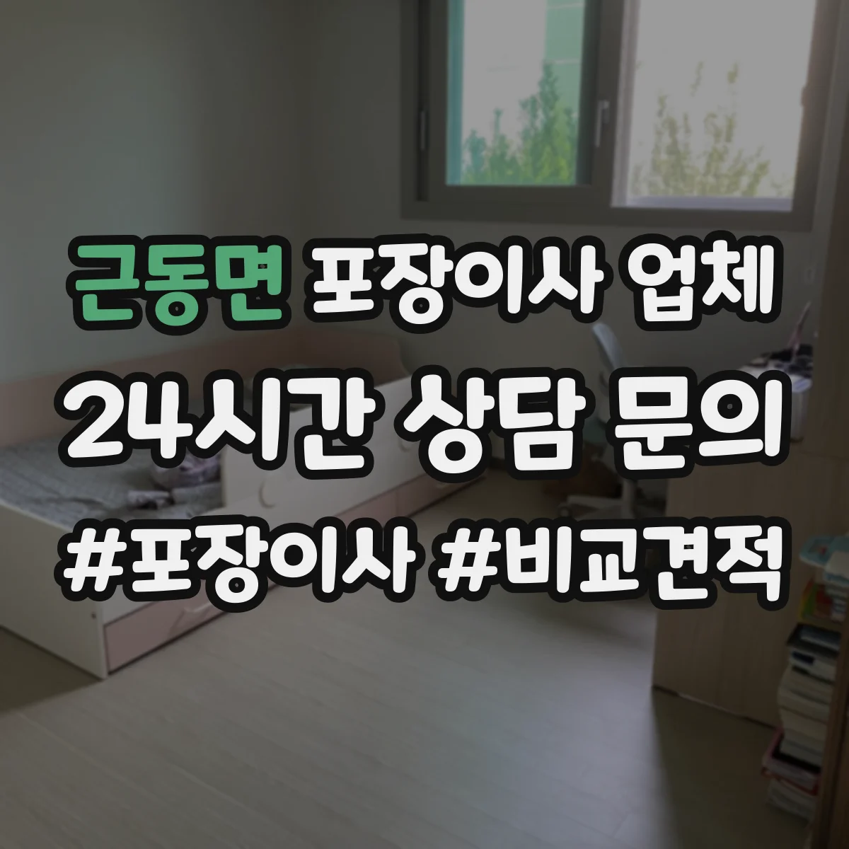 근동면 포장이사 업체