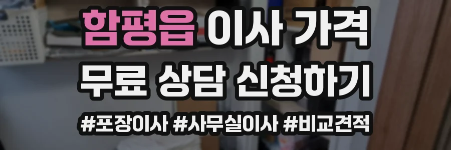 함평읍 이사 가격