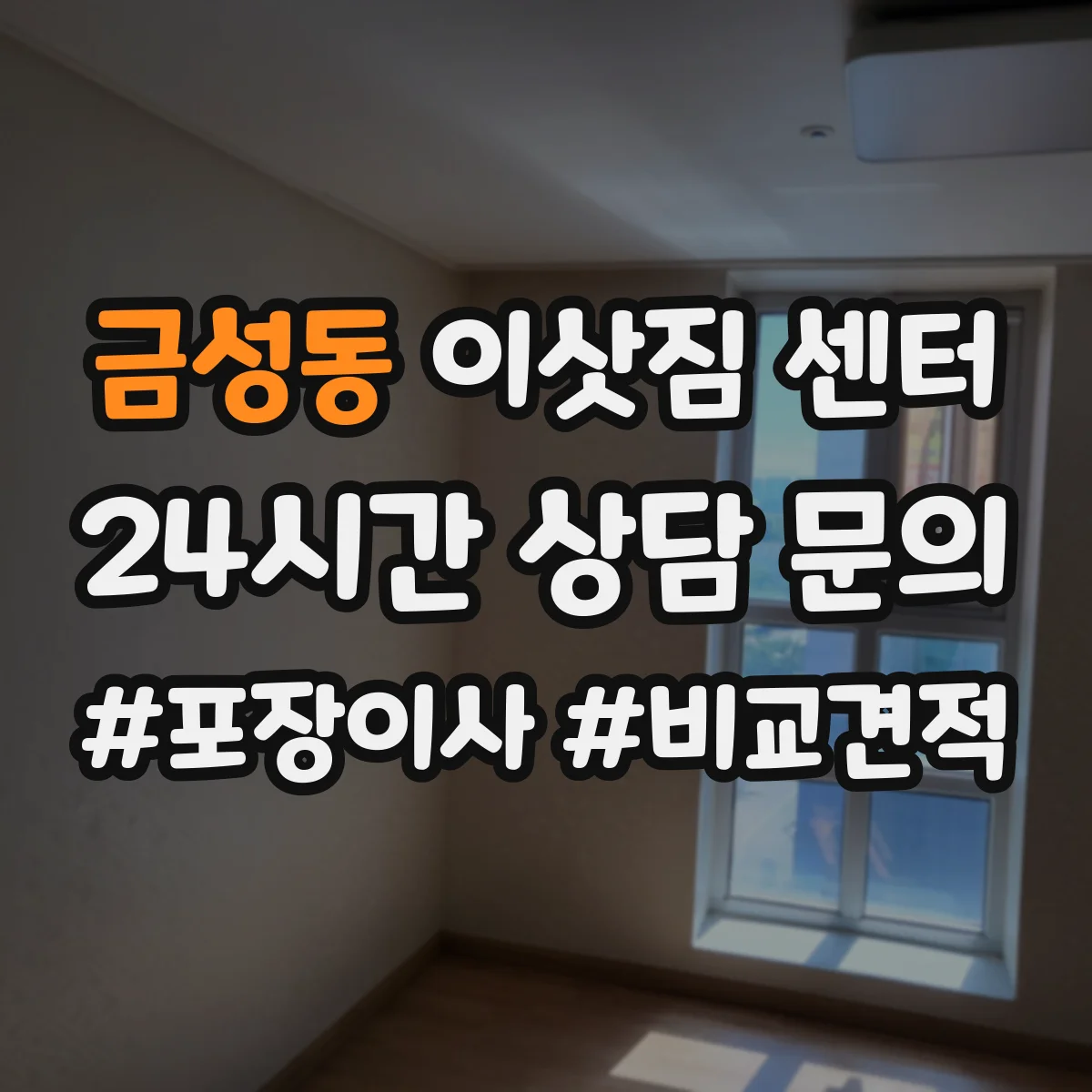 금성동 이삿짐 센터
